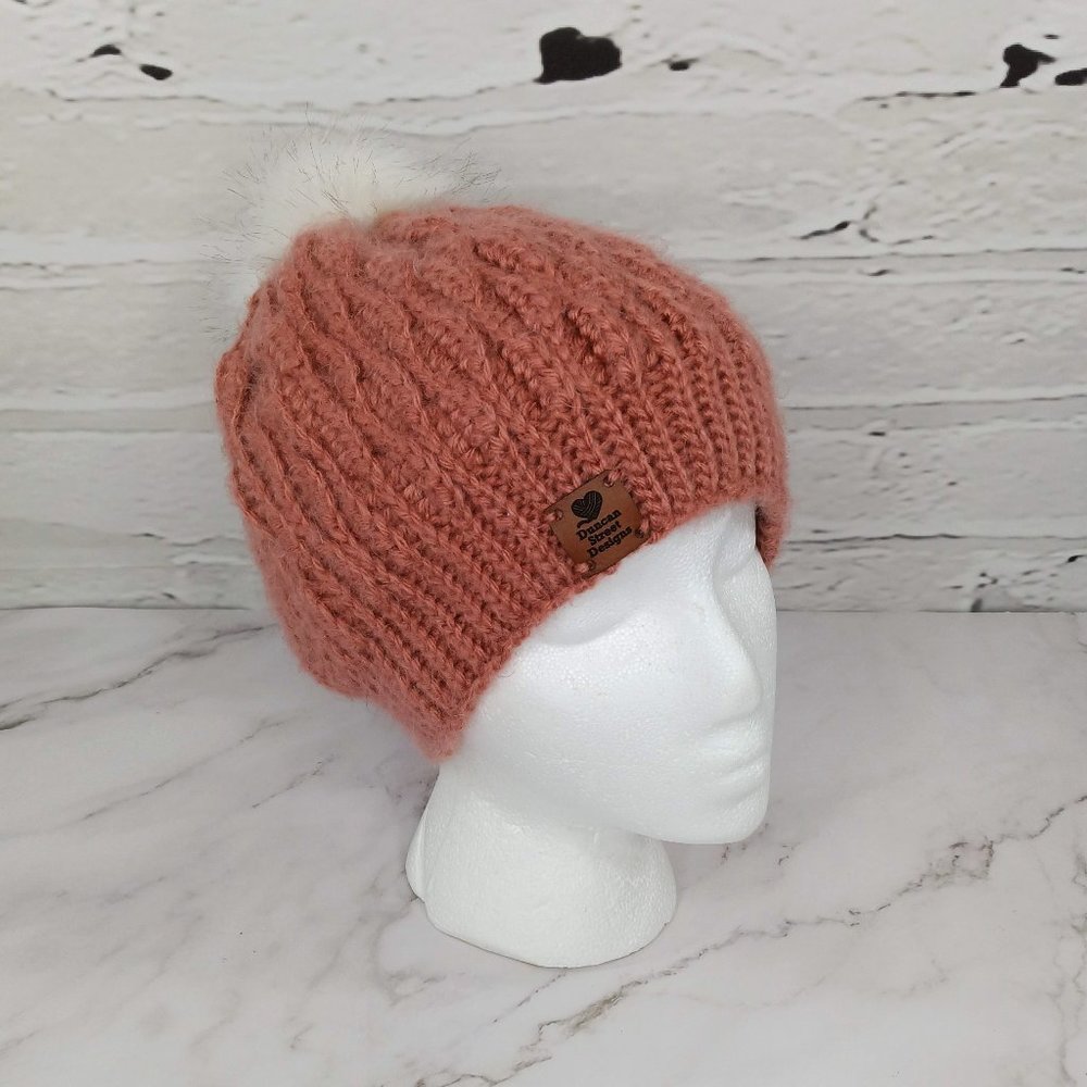 Duncan Street Designs Hand Crocheted Almond Beanie Hat